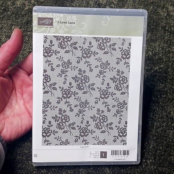 Stampin' Up! Other - Stampin' Up! I Love Lace stamp set of 1.